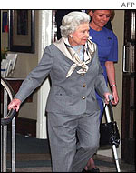 Queen leaves hospital
