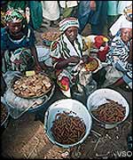 Women at market, photo copyright VSO/Karl Lang
