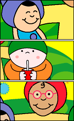 Nib, Oggy and Bobbin