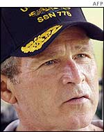 US President George W Bush
