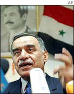 Iraqi liaison officer General Hossam Mohammad Amin