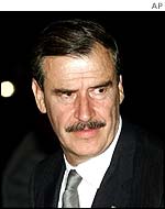 Mexican President Vicente Fox