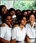 Girls in a Calcutta school.