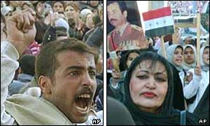 Man and woman in Baghdad