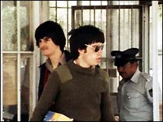 The men being released from jail