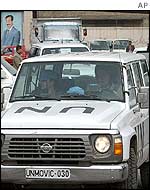 UN vehicle in Baghdad