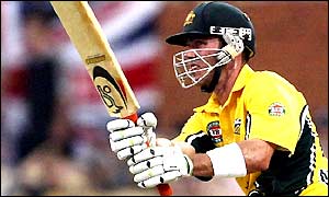 Martyn scores more of his tally of 59 runs