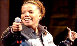 Ms Dynamite on stage
