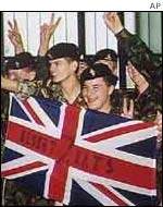 Members of the Desert Rats