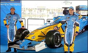 Renault hope their new R23 car will help them improve on last's year's fourth place in the constructors' championship