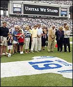 Johnny Unitas died in 2002