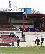 The tie was originally scheduled to be played at Farnborough