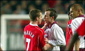 Scott Parker and Bowyer are both booked