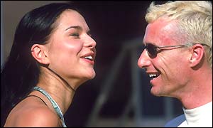 Irvine always had an eye for the ladies throughout his F1 career