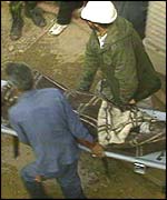 Casualty from allied bombing 