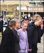 Lesley Oake and her children