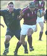 DUngannon scrum-half Jeff Wong