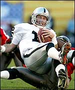 Rich Gannon could not live up to his pre-match billing as the NFL's MVP