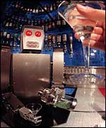 Robot at a bar