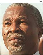 South Africa's President Thabo Mbeki 