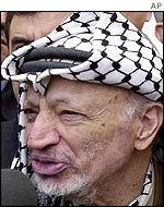 Palestinian leader Yasser Arafat