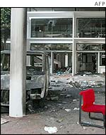 Destroyed French Cultural Centre