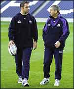 Budge Pountney chats to Scotland coach Ian McGeechan