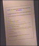 The Vatican's statement