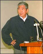 Tokyo governor Shintaro Ishihara