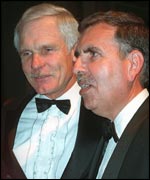 Ted Turner and Gerald Levin