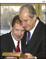 Austrian President Klestil & Vaclav Havel