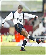 Steven Gerrard scores Liverpool's second