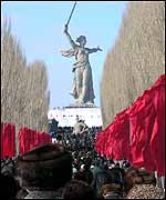 Stalingrad's Motherland statue