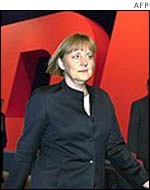 CDU leader Angela Merkel