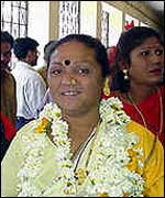 Shabnam Mausi, India's first eunuch MP