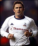 Spurs striker Robbie Keane 