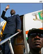 Gbagbo and bodyguard