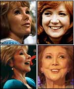 Susan Hampshire (left) and Cilla Black