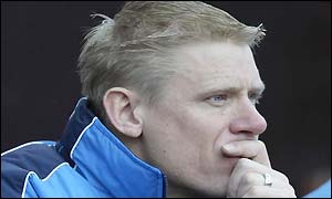 Peter Schmeichel watches the Manchester derby
