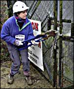 A rambler clears the path