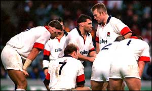 Jason Leonard scores his only ever international try in England's victory over Argentina