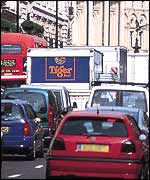 Congestion in central London