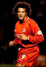 Exeter striker Don Goodman during his Walsall days