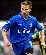Chelsea winger Jesper Gronkjaer