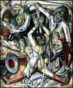 Max Beckmann's The Night 1928, courtesy of Sprengel Museum, Hanover 