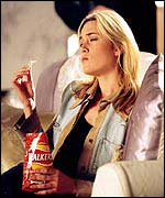 Kate Winslet in Walker's Comic Relief TV advert