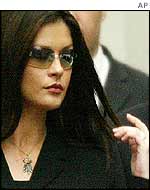 Catherine Zeta Jones at court