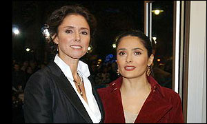 Salma Hayek and Julie Taymor 