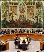 A Security Council meeting