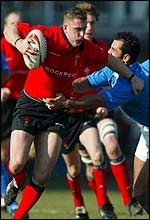 Wales centre Leigh Davies